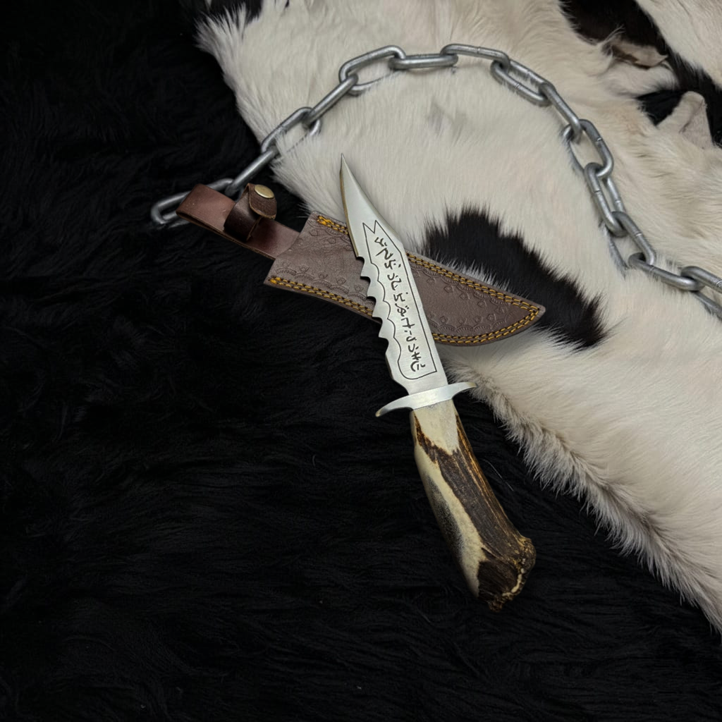 Handmade Supernatural Ruby's Demon Killing Knife | Replica Angel Blade with Leather Sheath