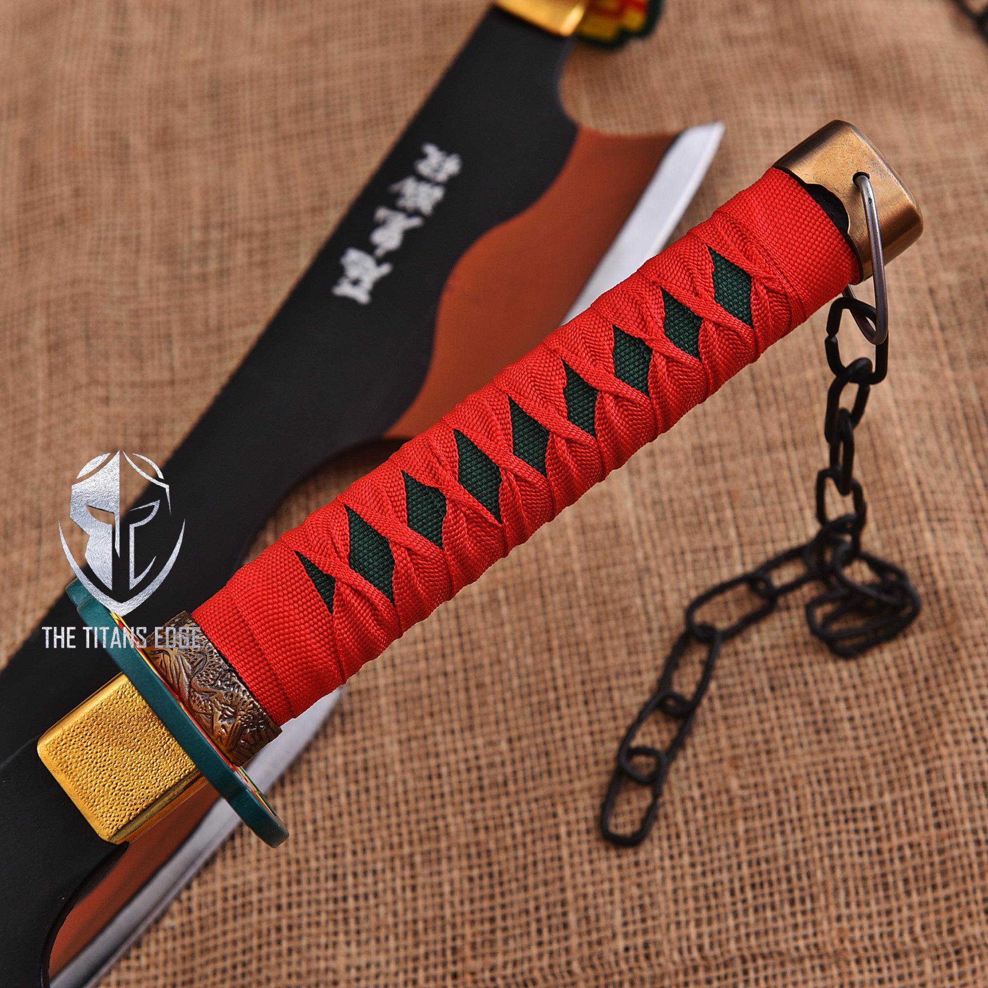Handmade Demon Slayer Double Sword | Tengen Uzui Nichirin Sword | Anime Cosplay