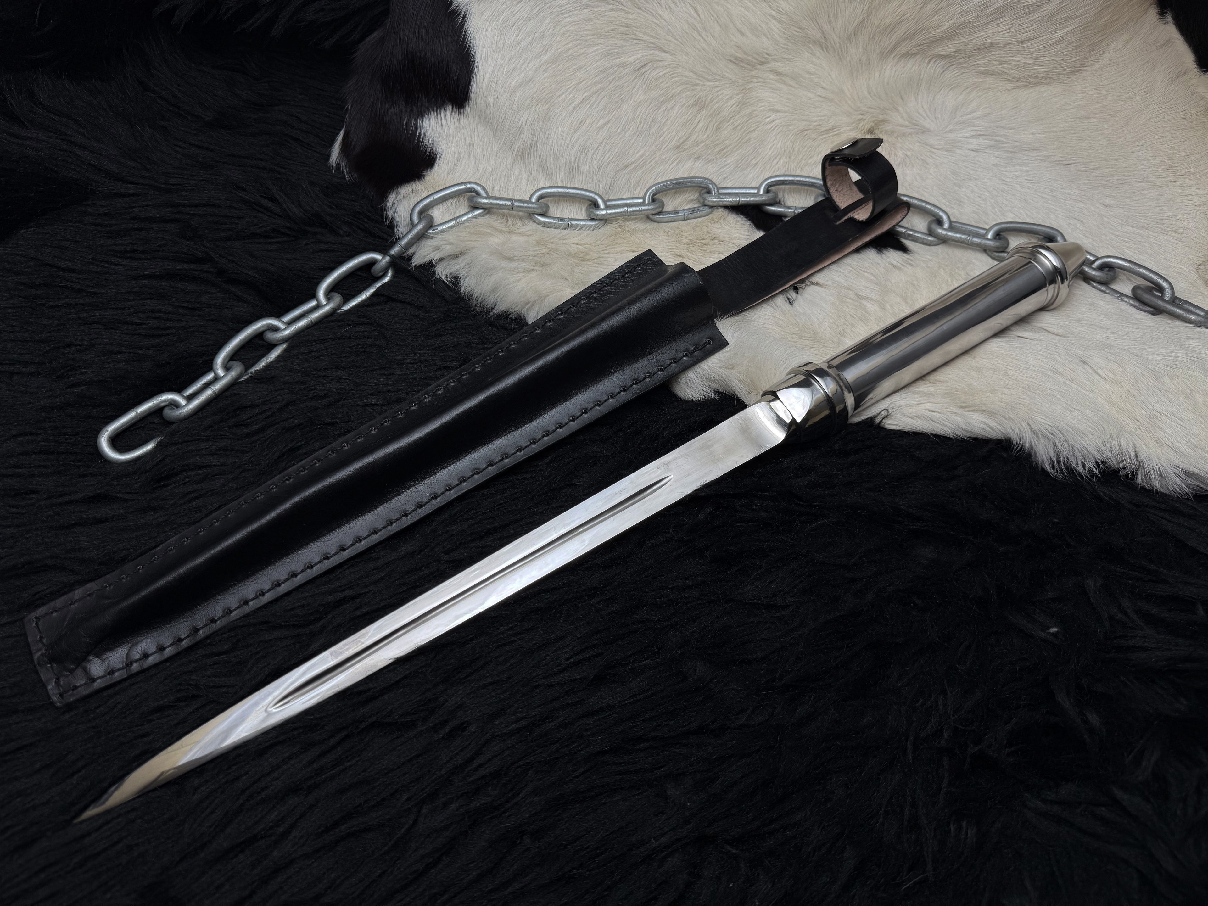 Handmade Supernatural Ruby's Demon Killing Knife | Replica Angel Blade with Leather Sheath