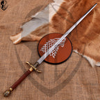 Handmade Game of Thrones Arya Stark Replica Needle Sword with Wall Mount