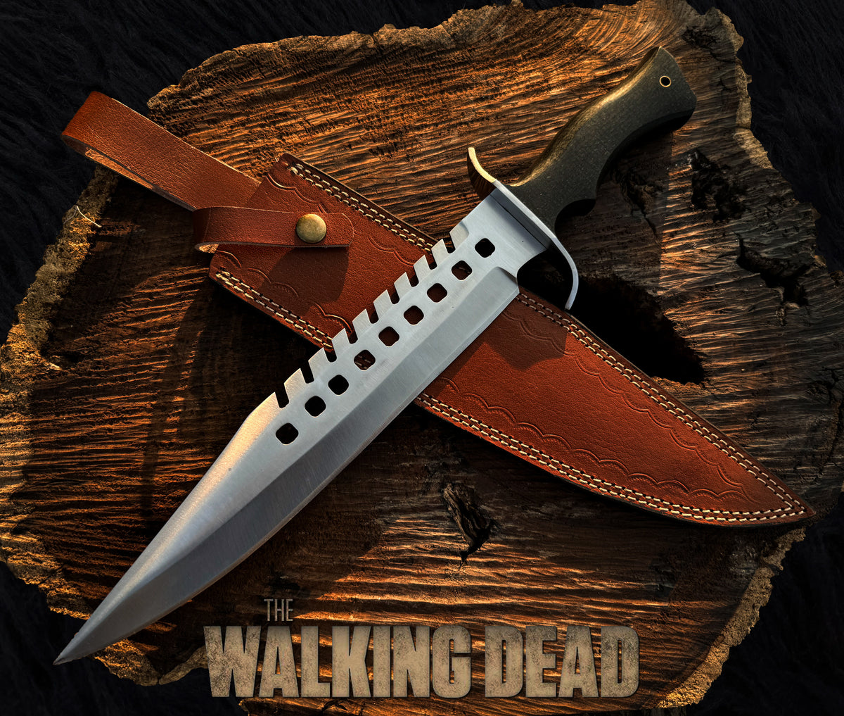 The Walking Dead: Handmade Negan Bowie Full Tang Fixed Blade Replica Knife