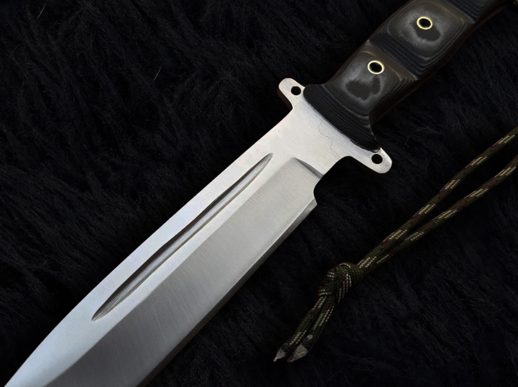Custom Handmade The Walking Dead Daryl Dixon Replica Knife with Leather Sheath | Full Tang | Stainless Steel | G10 Micarta Handle