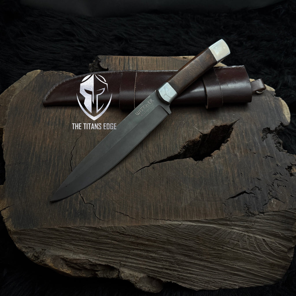 The Witcher 3: Handmade Replica Knife | Wild Hunt | Custom Bowie Knife | Geralts Hunting Knife |