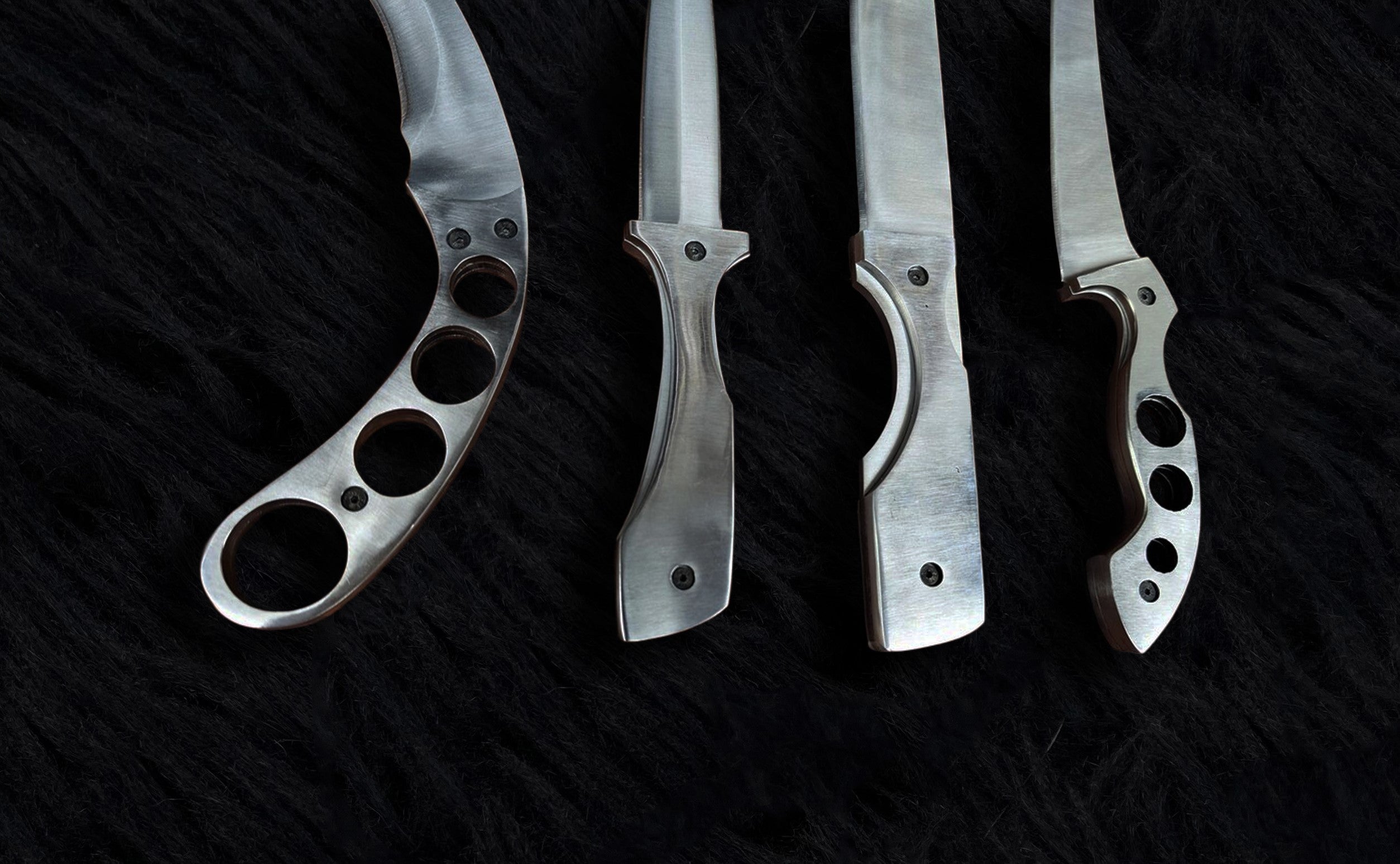 Dexter Morgan Replica Knives: Custom Dexter k-ill Tools 4 Pieces Set Replica Knives