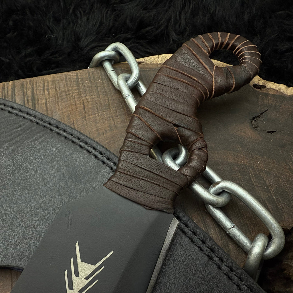 Handmade Destiny 2 (Black) Gun Slinger Replica Knife with Leather Sheath