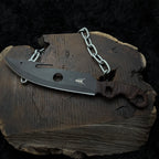 Handmade Destiny 2 (Black) Gun Slinger Replica Knife with Leather Sheath