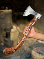 Handmade Premium Valkyrie Fenrir Viking Axe