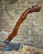 Handmade Premium Valkyrie Fenrir Viking Axe