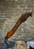 Handmade Medieval Norse/Viking Fenrir Axe Viking Wolf Axe