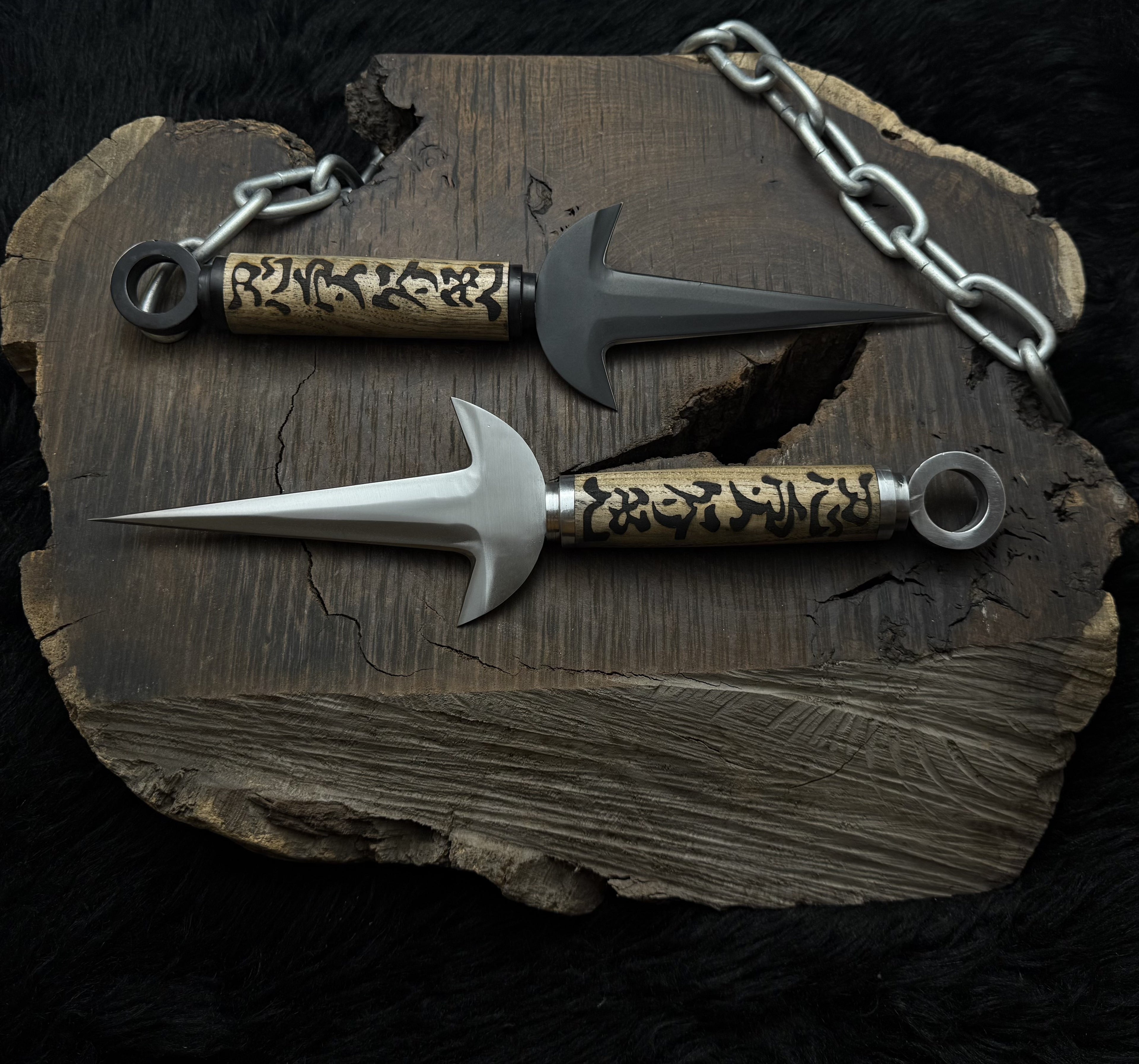 Naruto Shippuden: Handmade Custom Minato Kunai with Leather Sheath | Minato 4th Hokage | Yellow Flash Kunai