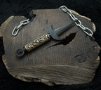 Naruto Shippuden: Handmade Custom Minato Kunai with Leather Sheath | Minato 4th Hokage | Yellow Flash Kunai
