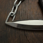 Resident evil 4 Remake Jack Krauser Knife Replica(New Shape): D2 Steel Full Tang with Leather Sheath