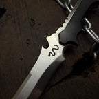Resident evil 4 Remake Jack Krauser Knife Replica(New Shape): D2 Steel Full Tang with Leather Sheath