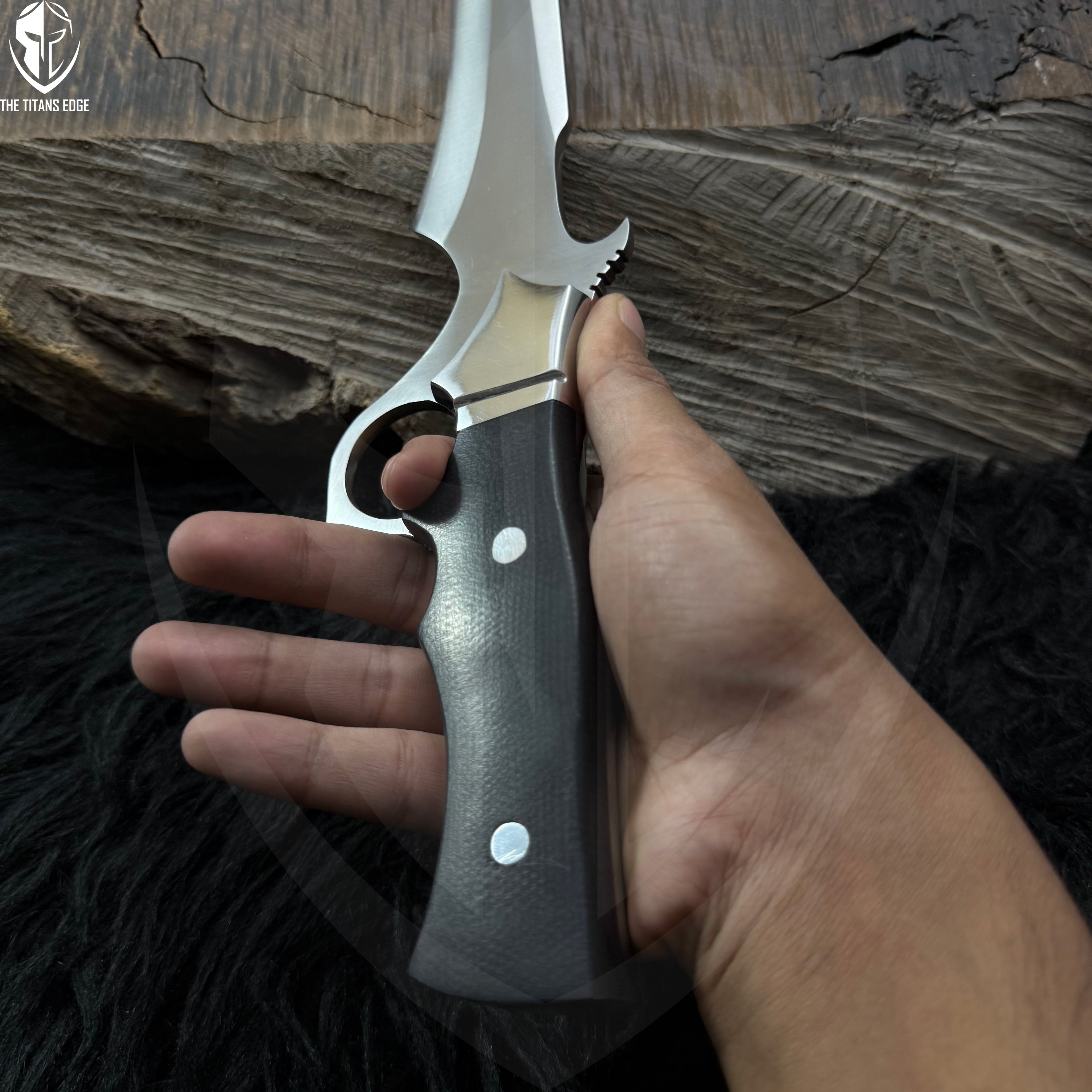 Famous Movie Fight Club Handmade Replica Knife | Brad Pitt Knife | Tyler Durden Knife | Boker Magnum Knife