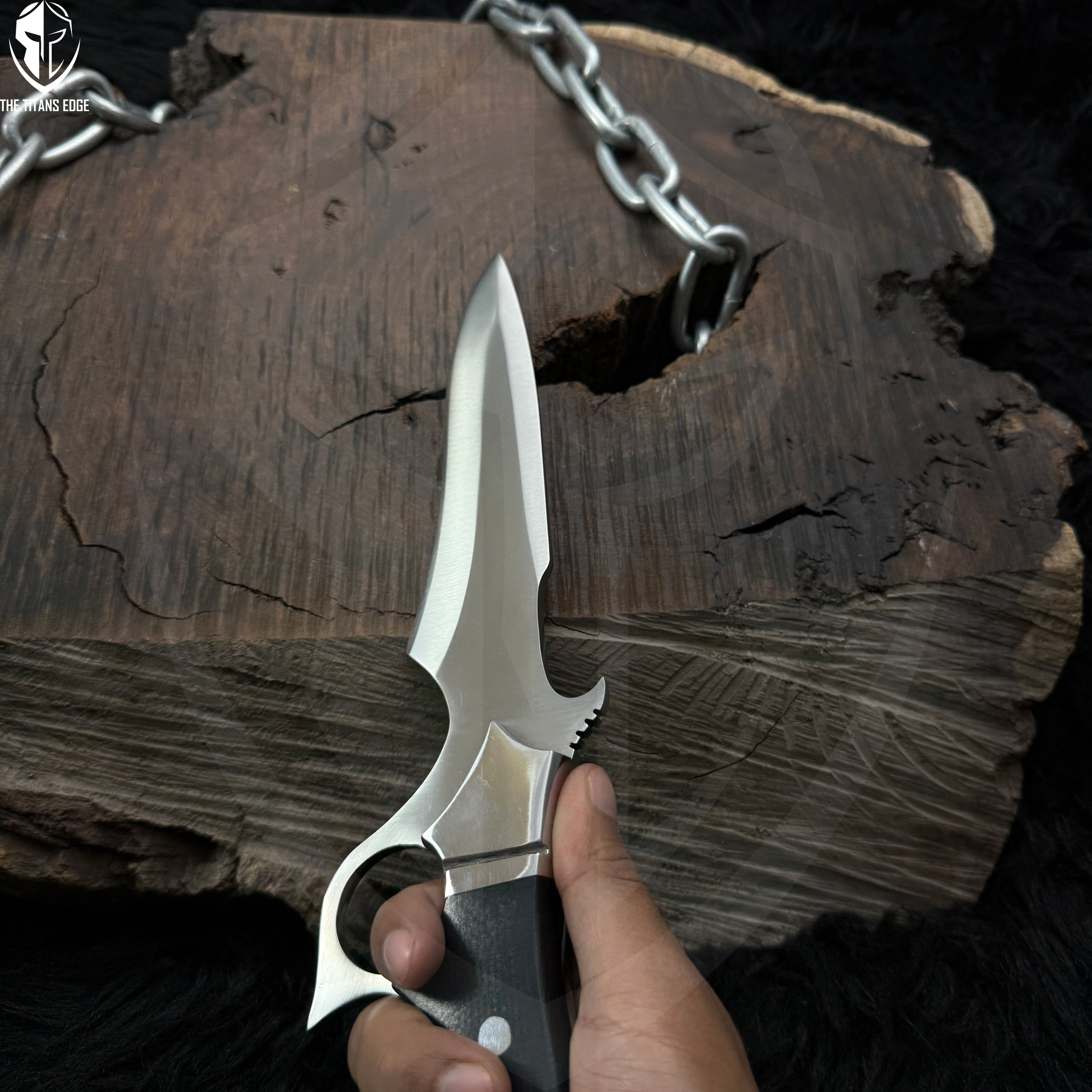 Famous Movie Fight Club Handmade Replica Knife | Brad Pitt Knife | Tyler Durden Knife | Boker Magnum Knife