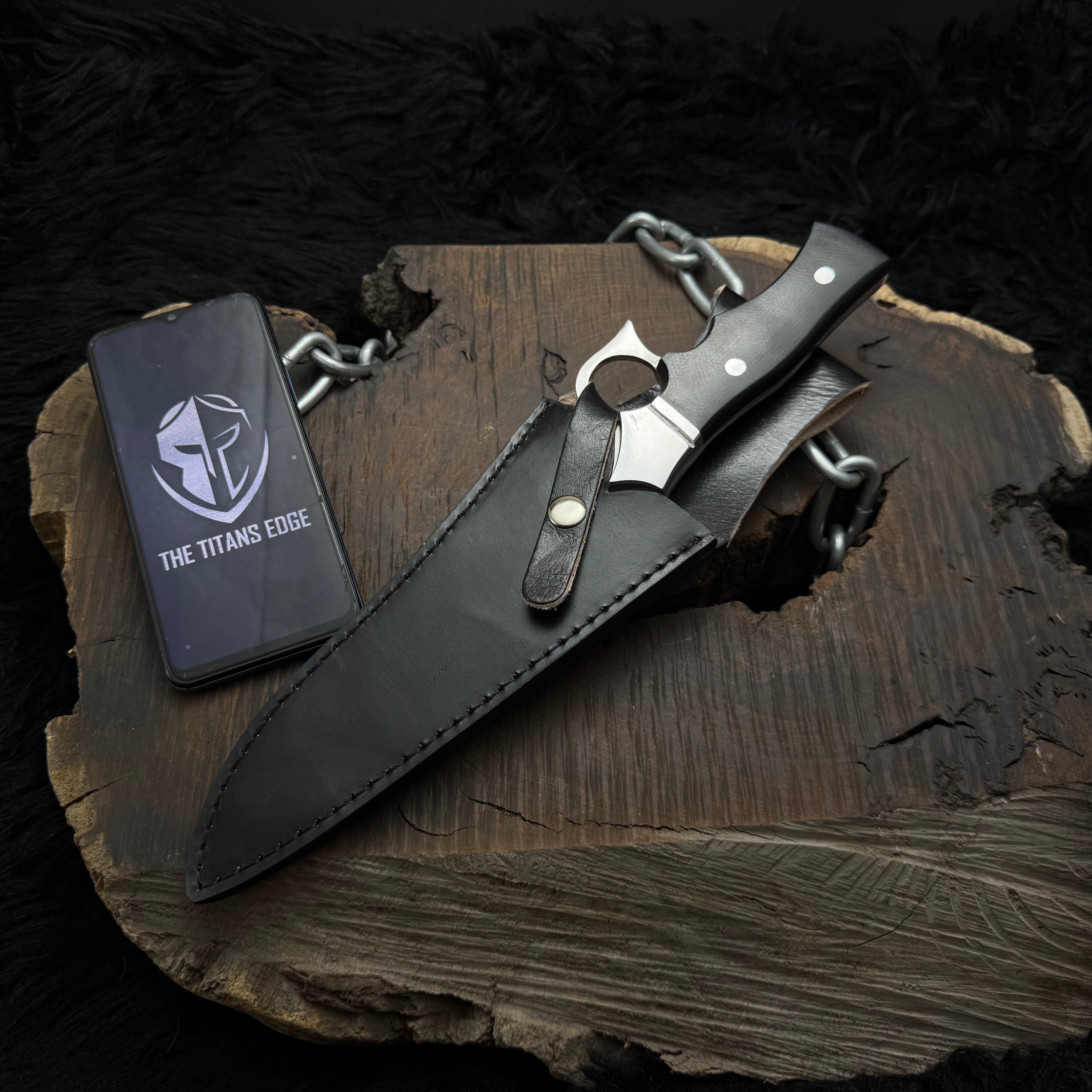 Famous Movie Fight Club Handmade Replica Knife | Brad Pitt Knife | Tyler Durden Knife | Boker Magnum Knife