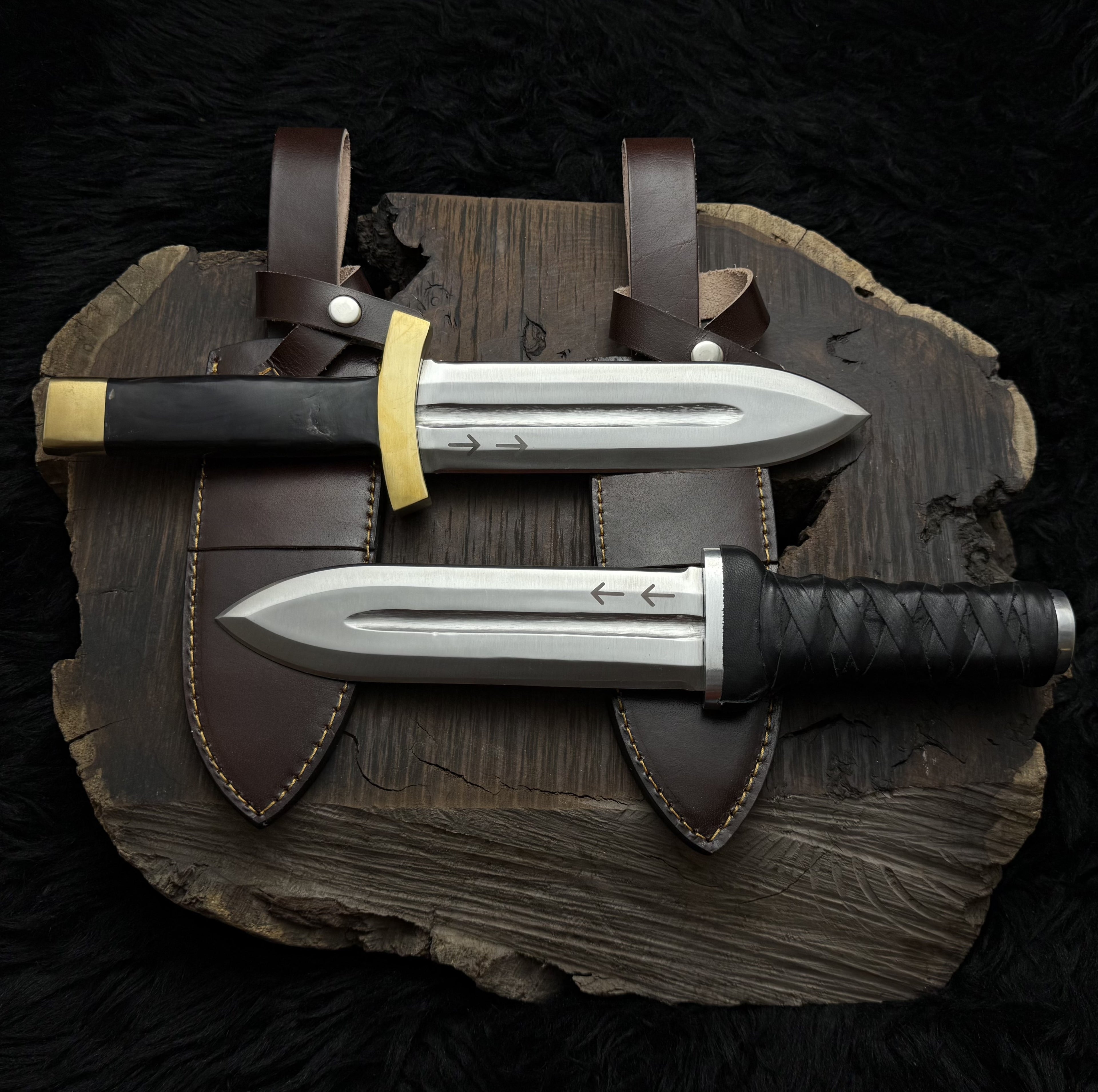 Handmade Vinland Saga Thorfinn Replica Daggers | Anime Cosplay items | D2 Steel