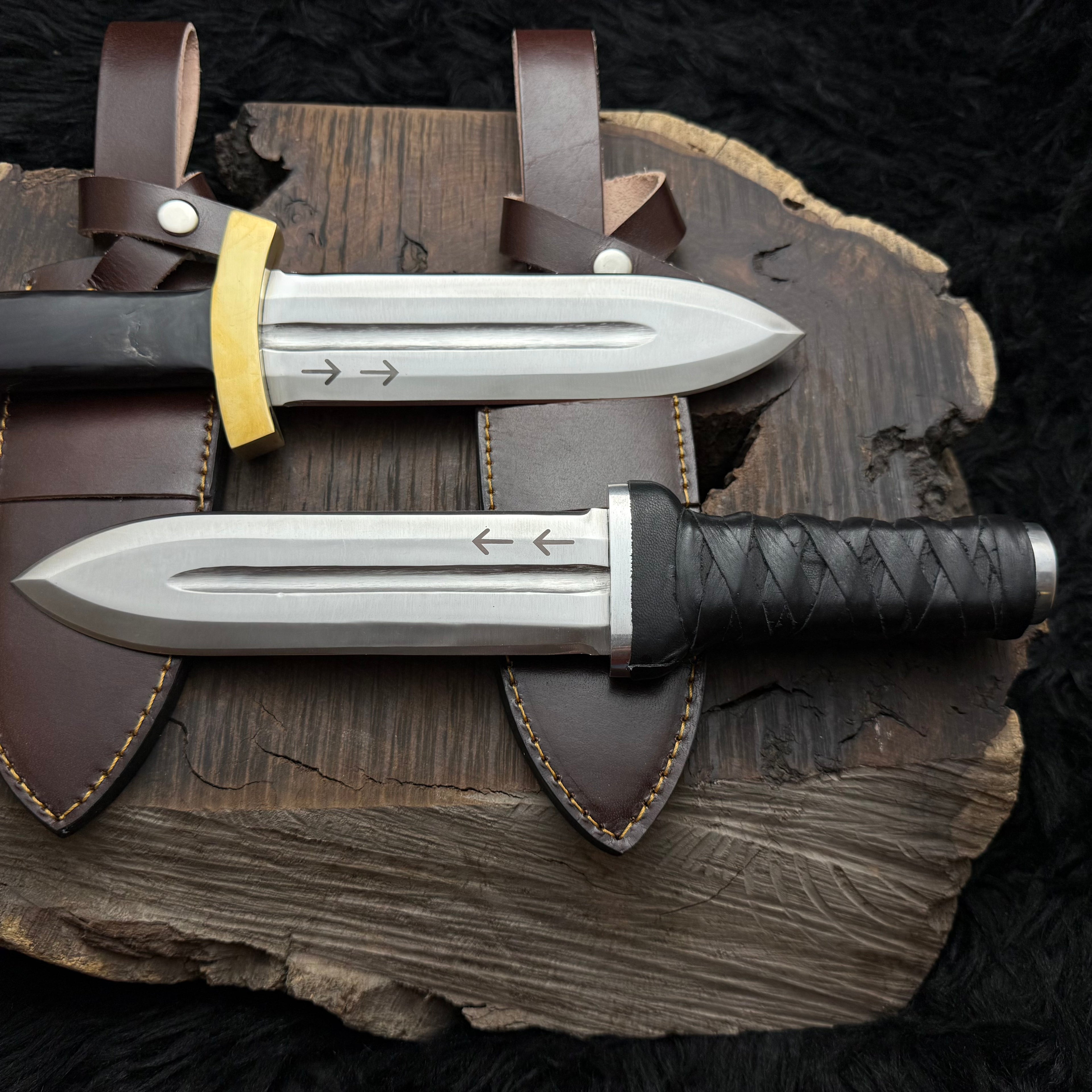 Handmade Vinland Saga Thorfinn Replica Daggers | Anime Cosplay items | D2 Steel