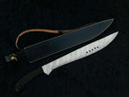 Custom Handmade Book of Eli Replica Machete with Leather Sheath