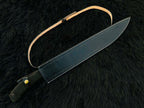 Custom Handmade Book of Eli Replica Machete with Leather Sheath