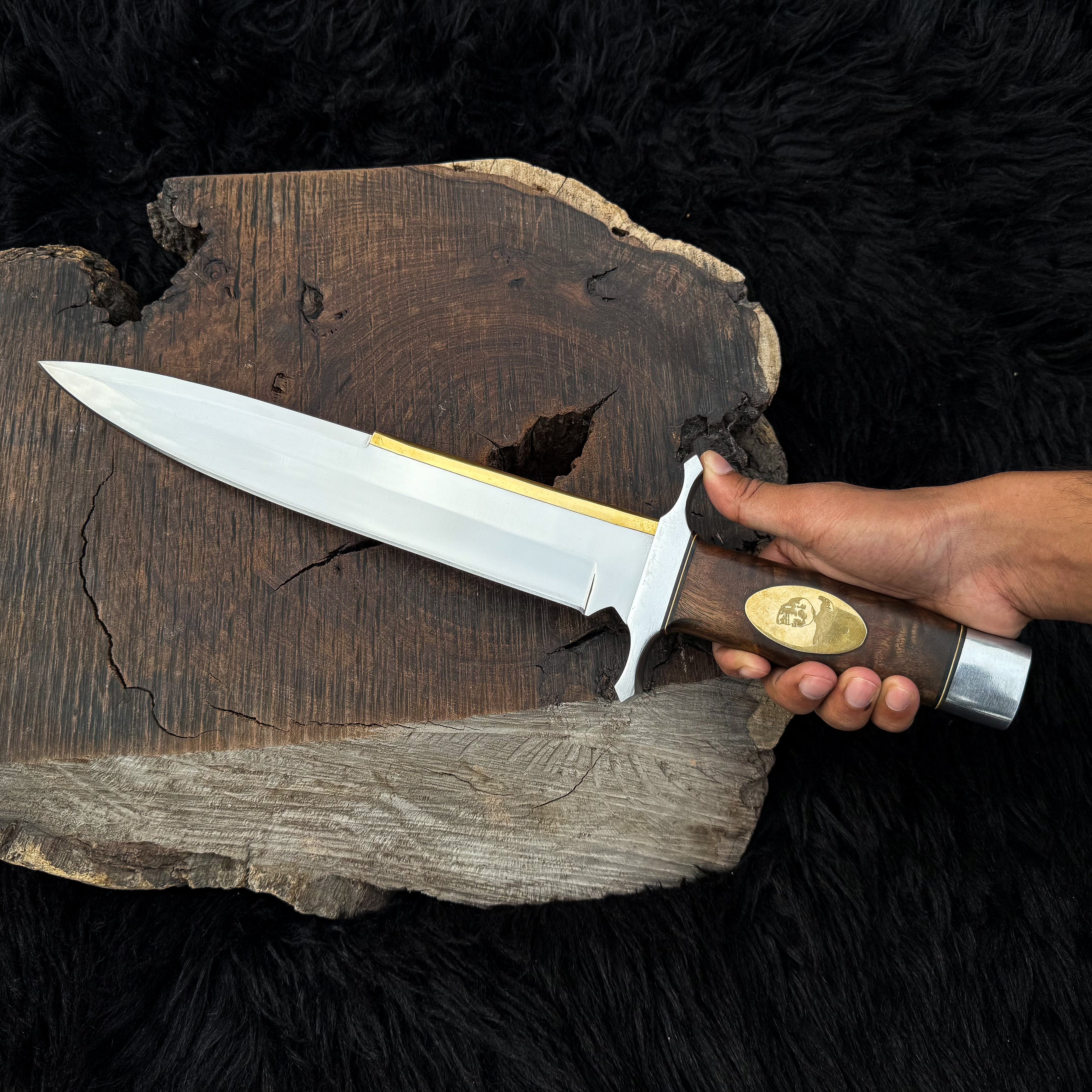 Premium Handmade The Expendables Toothpick Replica Knife (High Polish Blade)