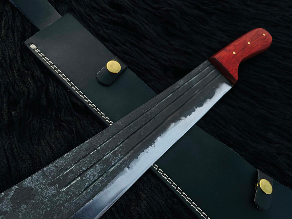 Handmade Exclusive PUBG Replica Machete with Leather Sheath