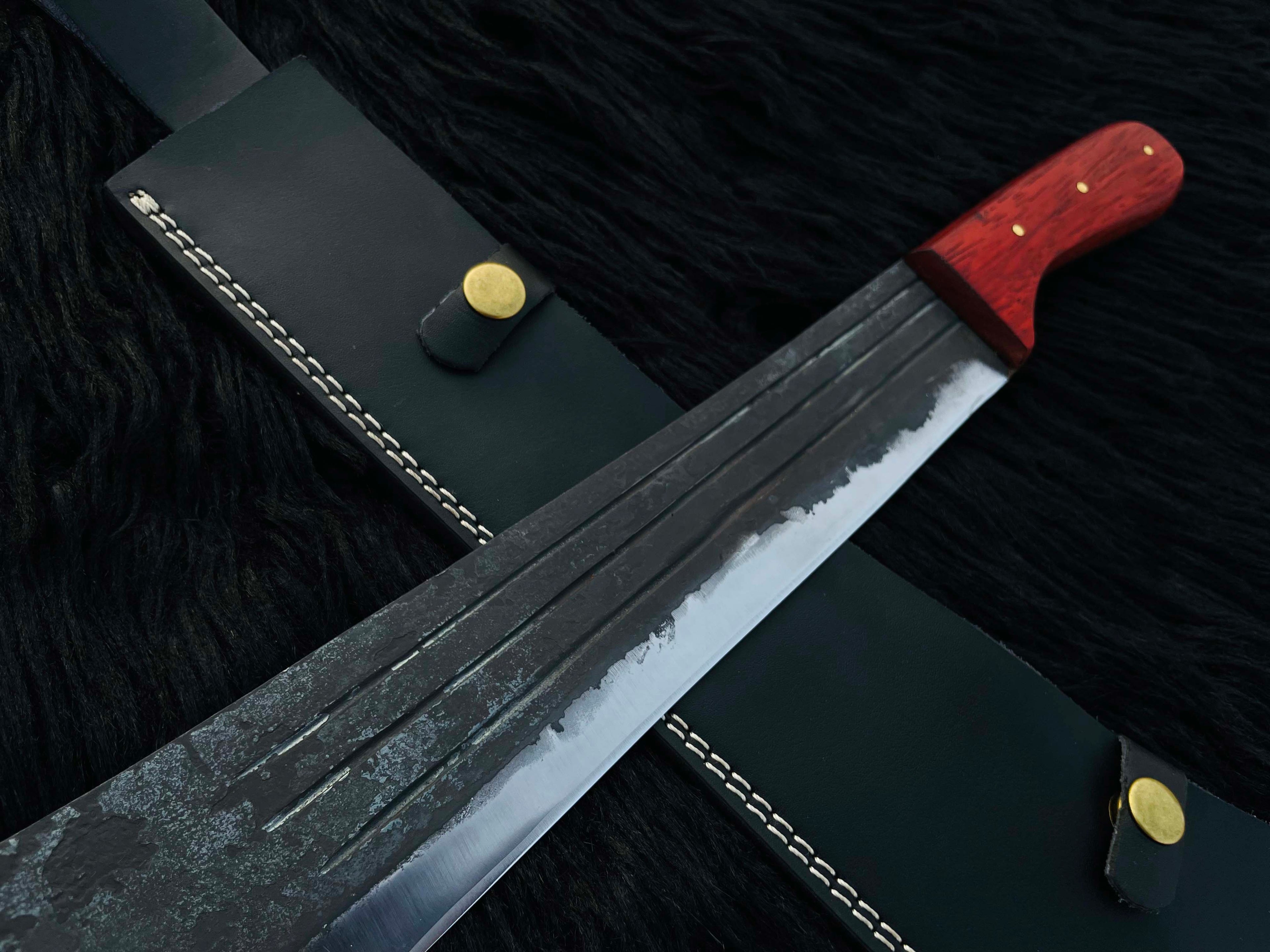 Handmade Exclusive PUBG Replica Machete with Leather Sheath