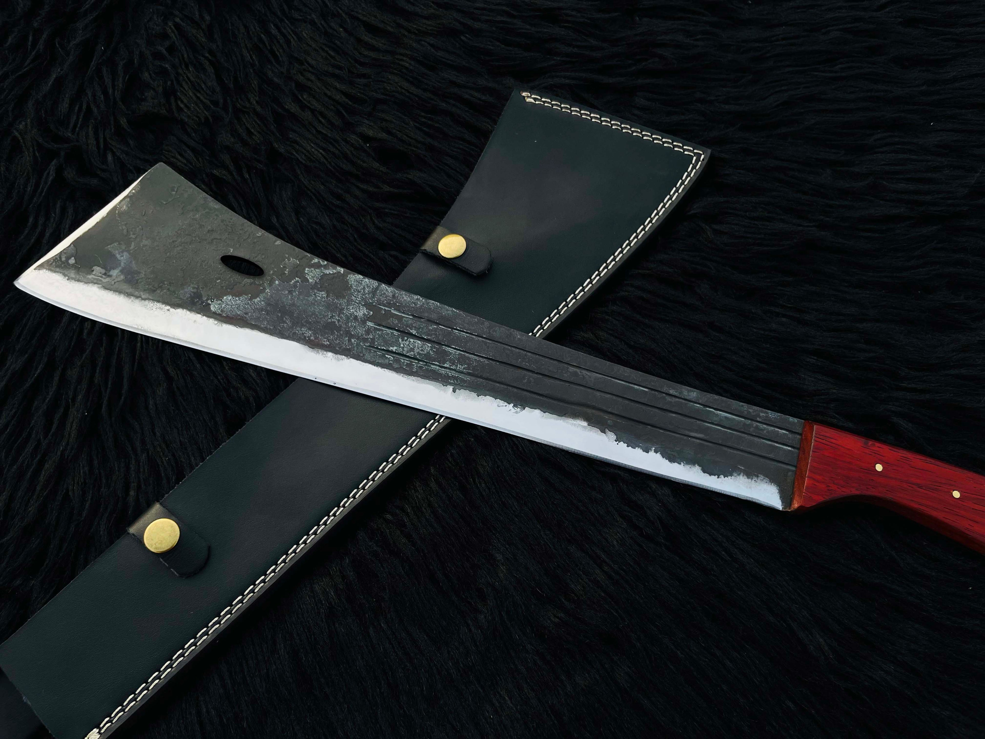 Handmade Exclusive PUBG Replica Machete with Leather Sheath