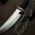 Custom Handmade Ninja Assassin Chained Knife With Leather Sheath