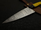 Custom Handmade Damascus Steel Chef Knife