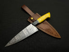 Custom Handmade Damascus Steel Chef Knife