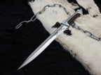 Handmade Dune Paul Atreides Crysknife with Leather Sheath | Dune 2 knifes | Dune cosplay | Dune movie collectibles