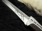 Handmade Dune Paul Atreides Crysknife with Leather Sheath | Dune 2 knifes | Dune cosplay | Dune movie collectibles