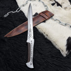 Handmade Dune Paul Atreides Crysknife with Leather Sheath | Dune 2 knifes | Dune cosplay | Dune movie collectibles