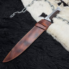 Handmade Dune Paul Atreides Crysknife with Leather Sheath | Dune 2 knifes | Dune cosplay | Dune movie collectibles