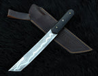 Handmade Premium Samurai Tanto with Leather Sheath