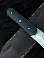 Handmade Premium Samurai Tanto with Leather Sheath