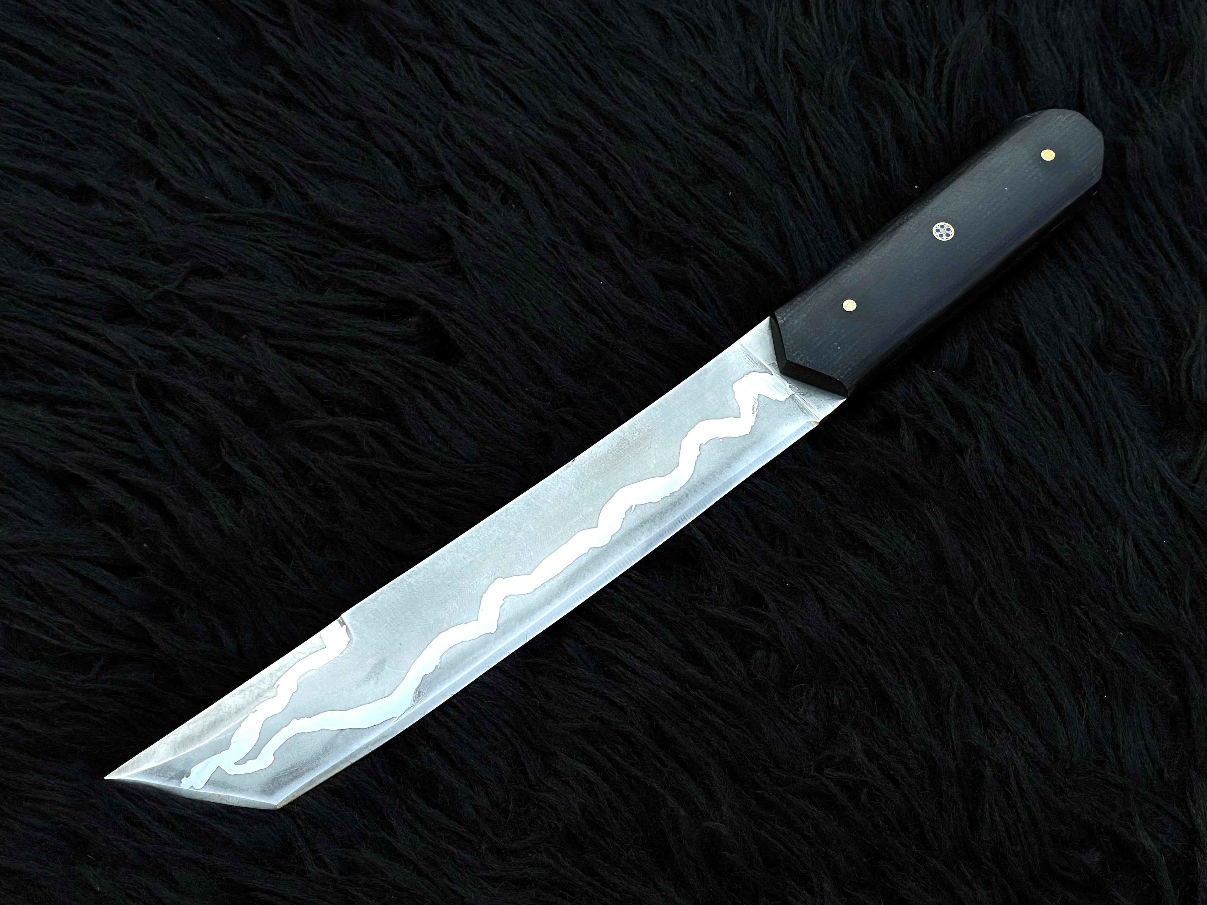 Handmade Premium Samurai Tanto with Leather Sheath