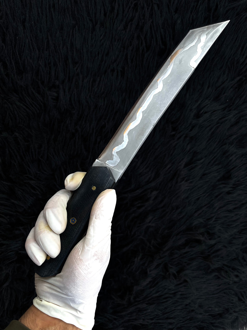 Handmade Premium Samurai Tanto with Leather Sheath