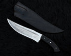 Exclusive Handmade Full Tang Hunting Knife with Leather Sheath
