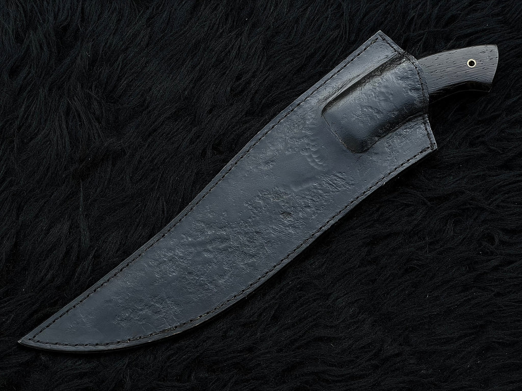 Exclusive Handmade Full Tang Hunting Knife with Leather Sheath