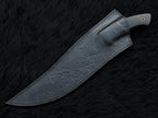 Exclusive Handmade Full Tang Hunting Knife with Leather Sheath