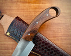 Custom Handmade Chef Fillet Knife with Leather Sheath