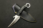 Handmade Karambit Knife with Leather Sheath