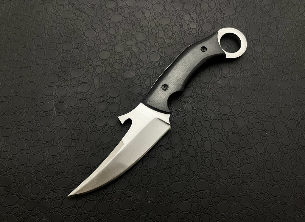 Handmade Karambit Knife with Leather Sheath