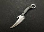 Handmade Karambit Knife with Leather Sheath