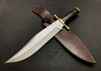 Custom Handmade Vintage Bowie Knife: Smithsonian Replica in D2 Steel with Buffalo Horn Handle