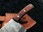 Custom Handmade Damascus Steel Chef Cleaver