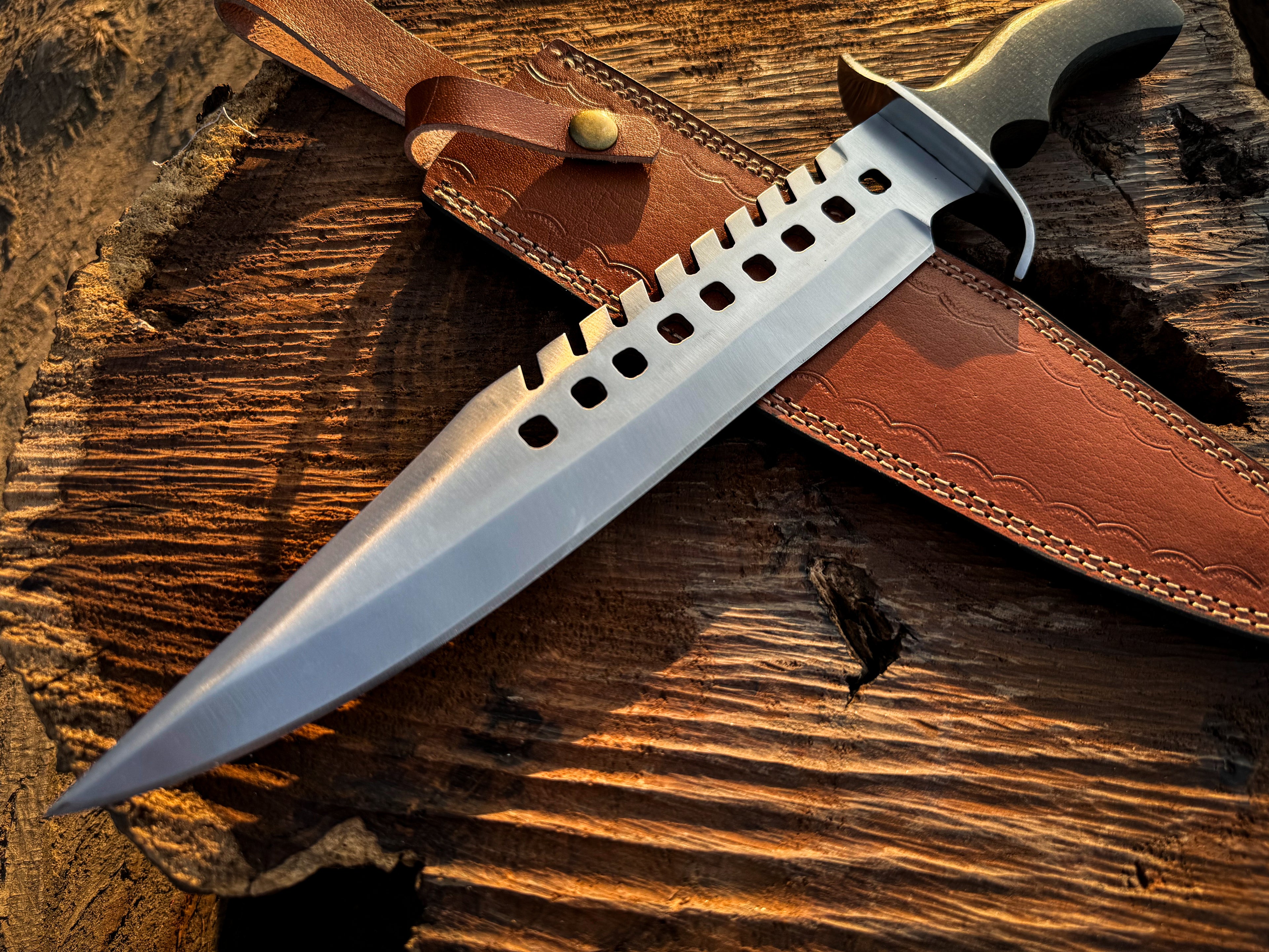 The Walking Dead: Handmade Negan Bowie Full Tang Fixed Blade Replica Knife