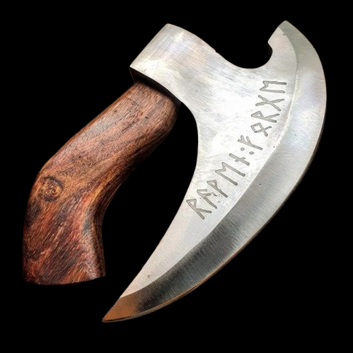 Handmade Exclusive Pizza Cutter with Leather Sheath